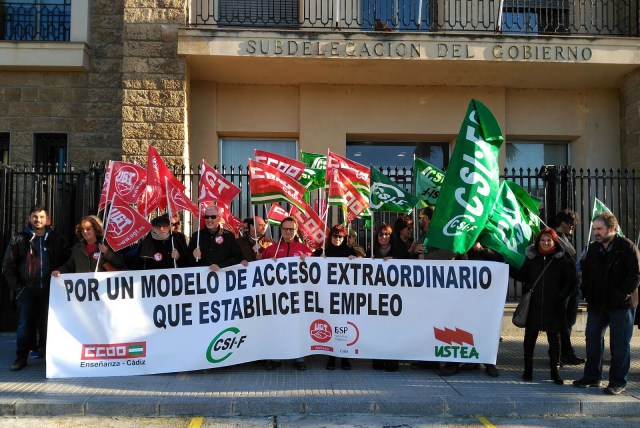 noticias cadiz concentracion interinos